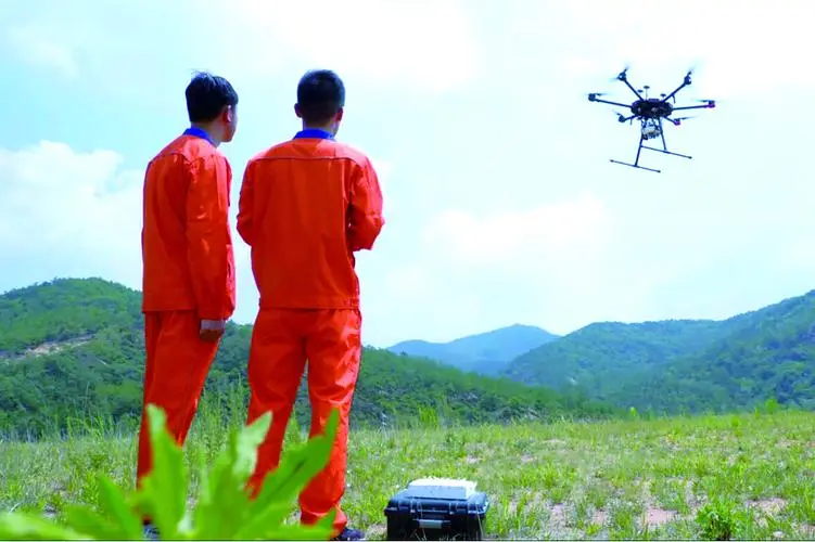 双湖无人机倾斜摄影巡检拍摄